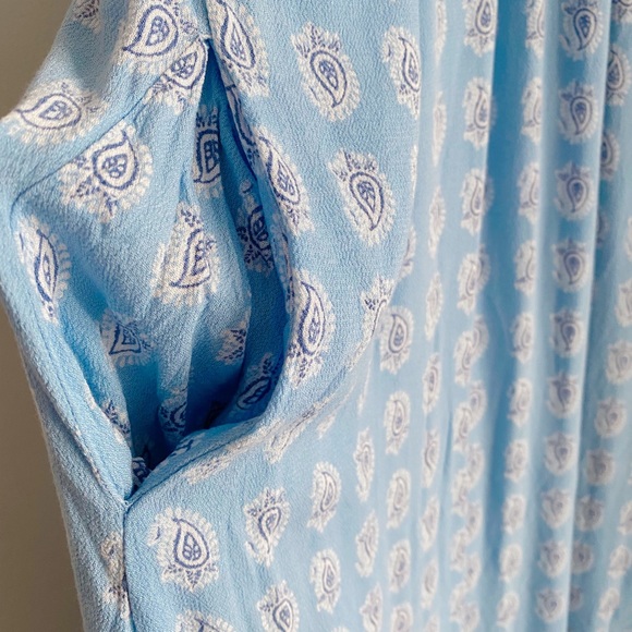 The Prairie by Rachel Ashwell Maxi Dress Blue XS - Picture 3 of 5